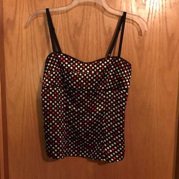 Silk like tank top with a retro style - Picture 3 of 4